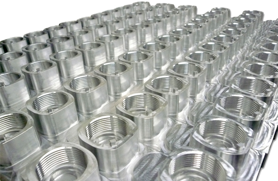 Salem 6 manufacturing Slide 2 - Machined tube stock adapters for mka 1919