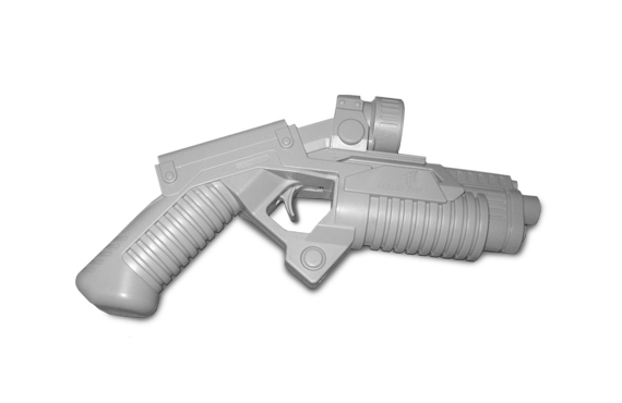 Cobalt Flux Prototyping Slide 2 - Wii Gun 3d printed