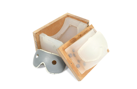Metropolis Design and Prototyping Slide 12 - RTV Tooling - Smith Goggle Lens Prototype