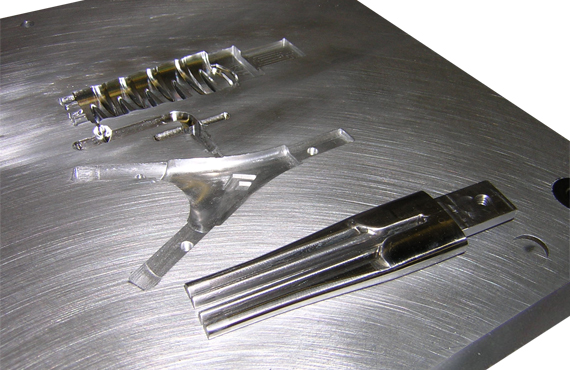 Black Diamond Machining Slide 3 - Machined Injection Mold for Black Diamond